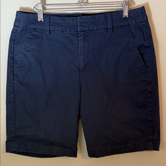 J. Crew Navy 9" Frankie Bermuda Chino Short Size 6 - Picture 3 of 13